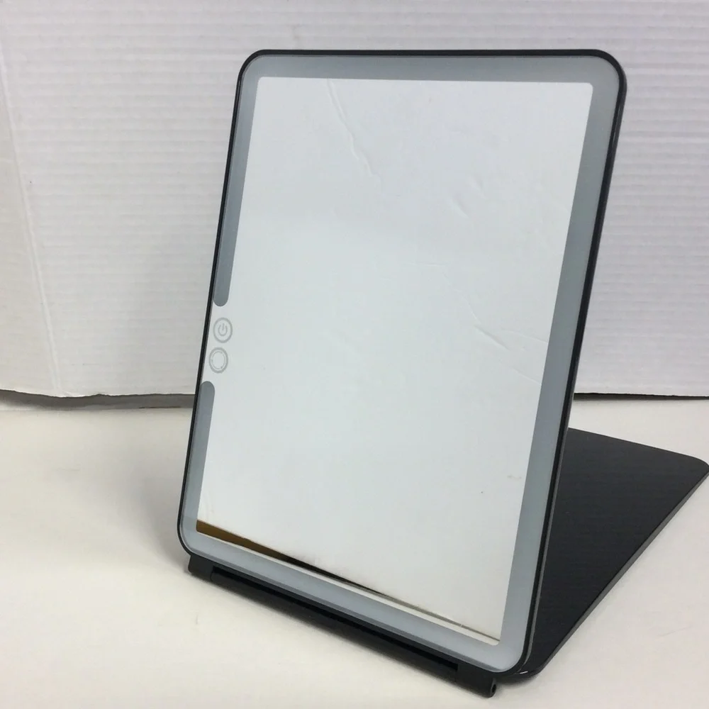 DeWeisn Folding Travel Rechargeable Makeup Mirror